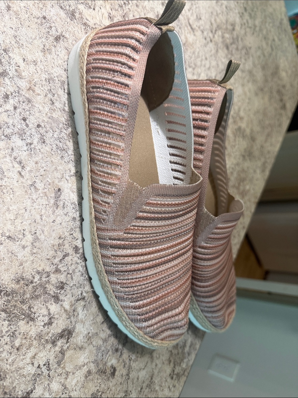 BOBS from Skechers Women's Slip-On Espadrille in Rose